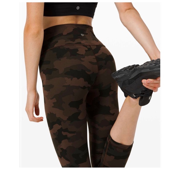 Lululemon Wunder Train High-Rise Crop 21"
Camo Brown Leggings W6BFBS 2020 Size 4 - Picture 7 of 15